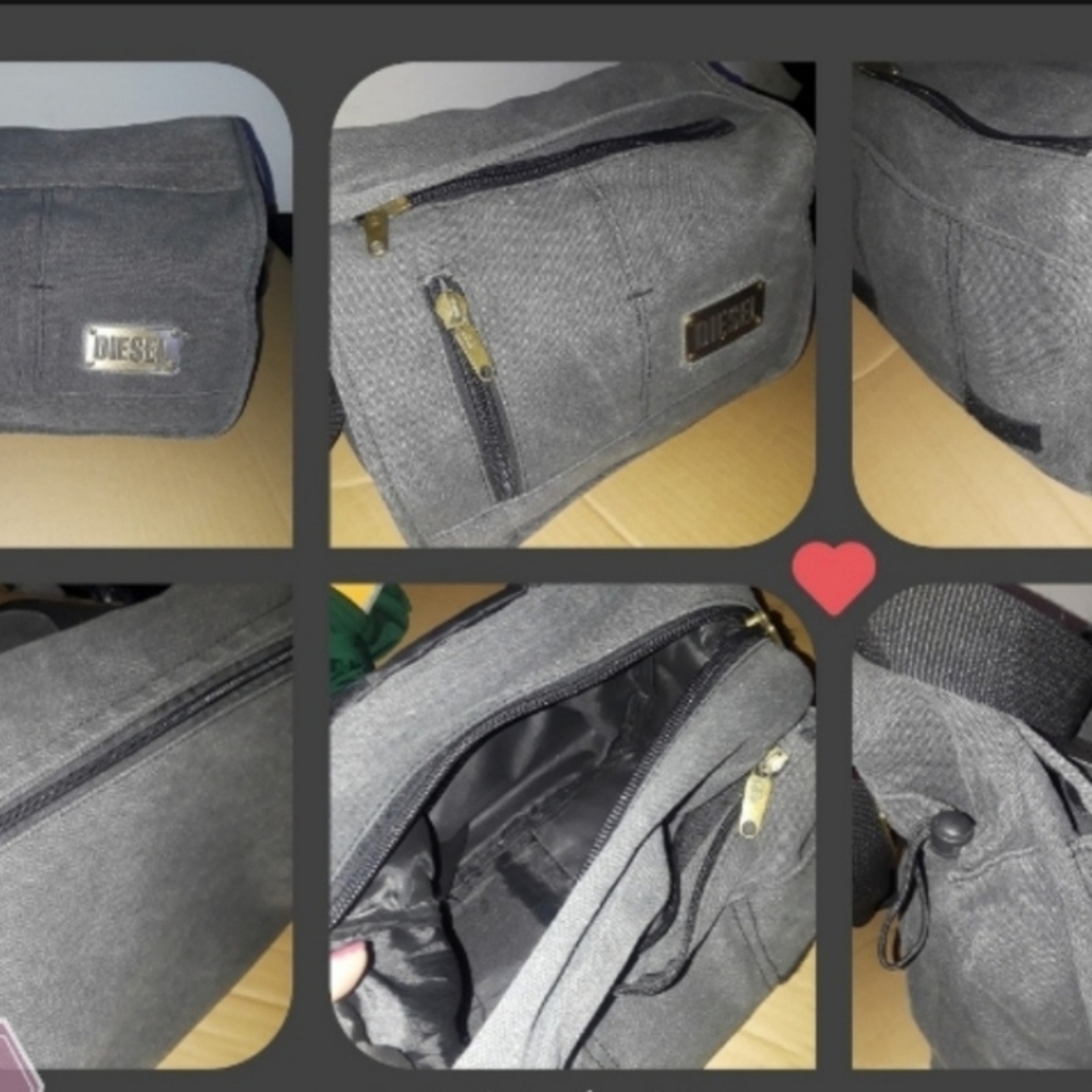 Diesel messenger canvas bag